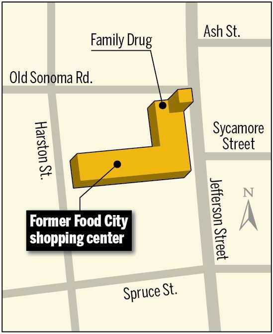 Former Food City shopping center map